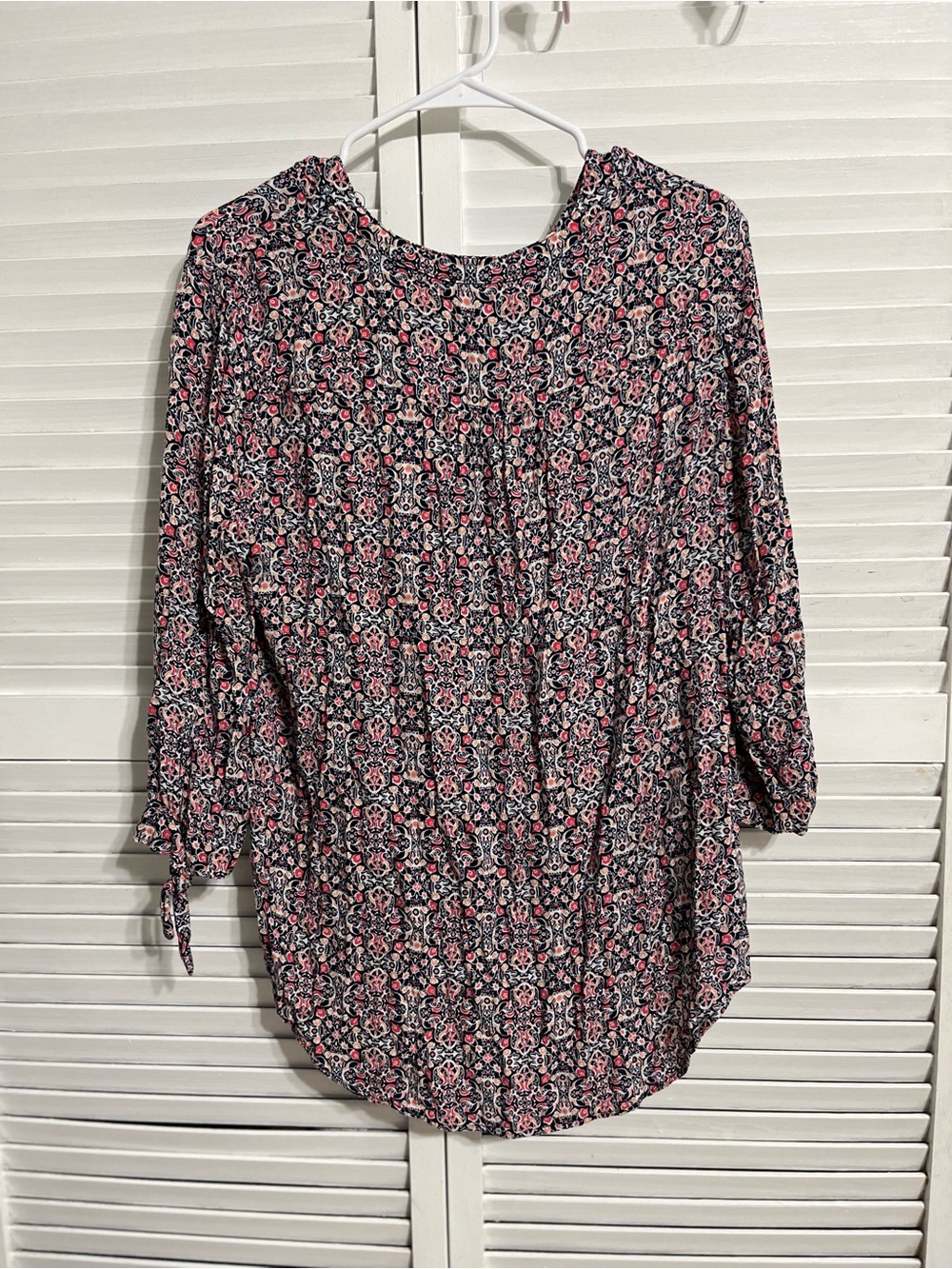 Westport Pink and Black Floral Tunic Top - Picture 3 of 9